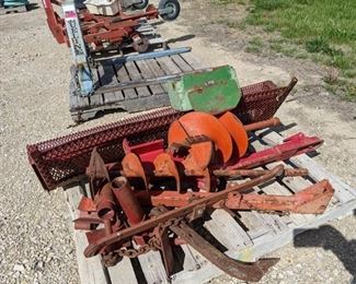 Lot Of Farm Implement Parts