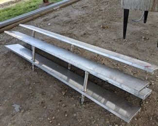 (2) 2 Tier Stainless Steel Overhead Shelves