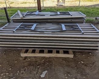 (13) Aluminum Tables With Folding Legs 30x96"