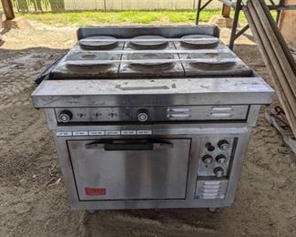 Lang 6 Burner Electric Range With Oven Below