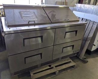 True Refrigerated Prep Table Model TFP-64-24M-D-4