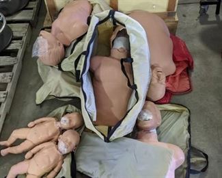 Assorted CPR Training mannequins