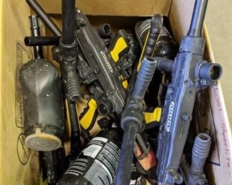 Lot of Tippman Paintball Guns - min of 12 per box, 1 box per auction item