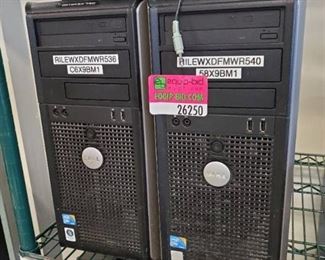 (2) Dell Optiflex 780 CPUs