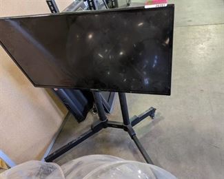 Element 38" TV on Rolling stand