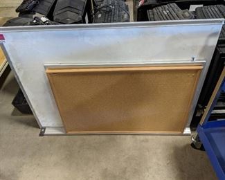 Lot of 2 Cork Boards and 1 White board