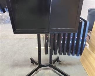 Toshiba 37in TV With Rolling Stand