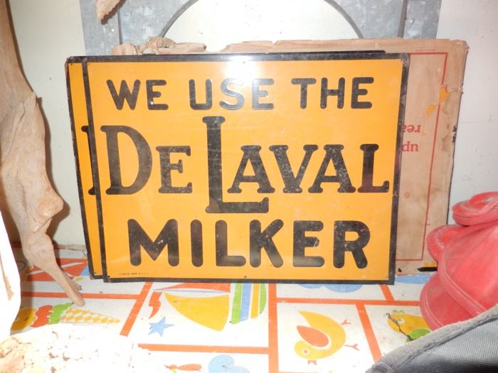 Brand New De Laval Milker signs