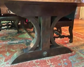 Solid Wood Dining Table Base
