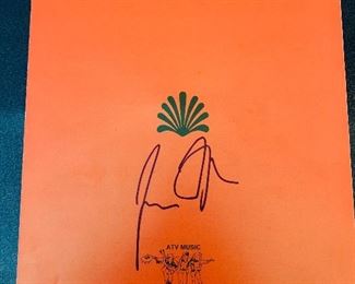 Signed James Taylor Sheet Music
