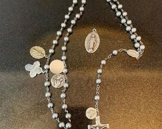 Sterling Rosary, Pendants
