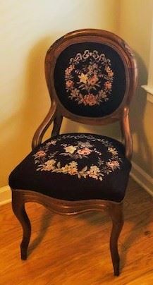 Antique Needlepoint chair