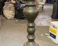 Large metal candle holder