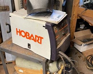 Hobart welding set up 