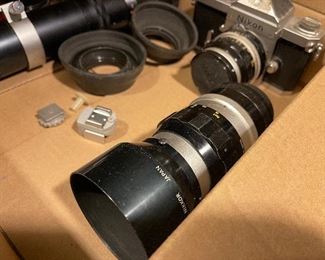  Nikon camera and lens 