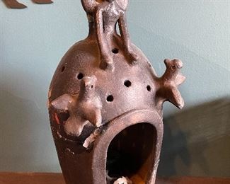 Unique figural candle holder