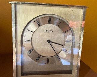 Bulova desk clock 
