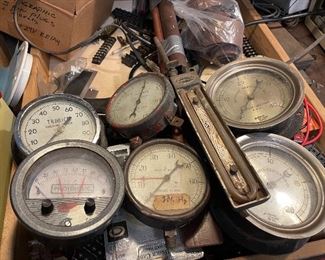 Vintage gauges