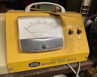 Union carbine nuclear rate meter Geiger counter 