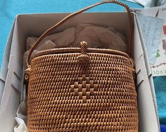 Nice small wicker purse