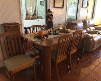 dining table & chairs