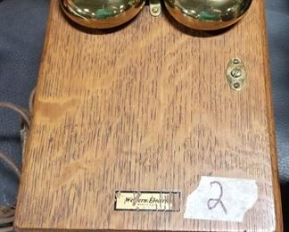 Western Electric Oak Phone Box 