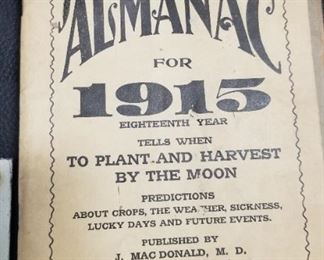 1915  Farmer's Almanac 