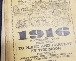 1916  Farmer's Almanac 