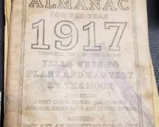 1917  Farmer's Almanac 