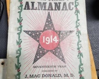 1914  Farmer's Almanac 