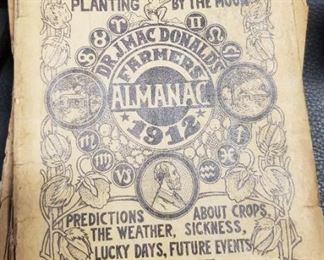 1912  Farmer's Almanac 
