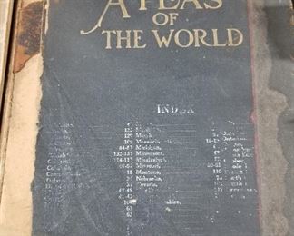 1916 Hammond's World Atlas 