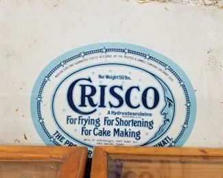 Vintage Crisco Sign