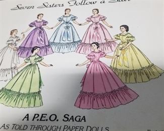 Seven sisters paper doll