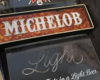 Michelob beer light clock