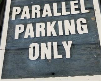 Parallel parking Sign 