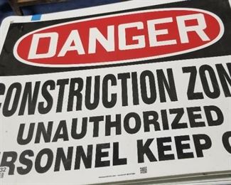 Construction sign