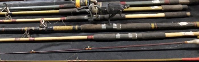 Fishing rods and reels 