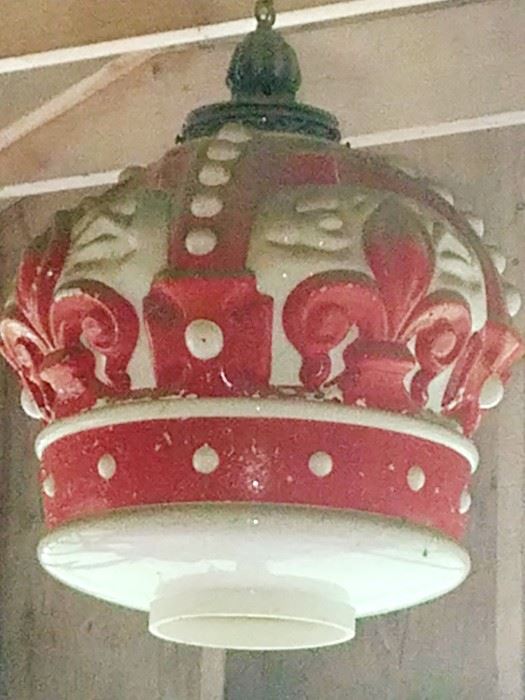 1/2 OFF ALL REMAINING ITEMS SATURDAY!!    
***Large 2 Day Estate Sale*First of 3 sales***           Travel just off of Lovers Lane to a house and garage FULL!! Standard Oil Crown light globe