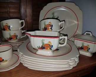 Much vintage china. Homer Laughlin