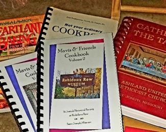 St. Joseph cook books. Jerre Anne's, Mavis and Friends Vol. 1 and 2, Ashland Methodist