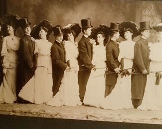 Vintage turn of the last century Ladies photo-very, very unique!!