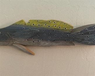 Large artist carved fish