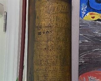 Antique fire extinguisher
