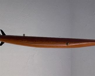 Ken Picau, Scrimshaw Galleries, ATX large wooden lure