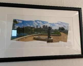 Stevie Ray Vaughan artist print. Will post artist soon