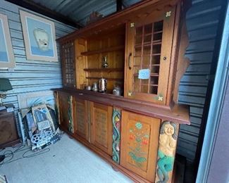 European Birch Bark Back Bar