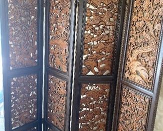 wood carved screens