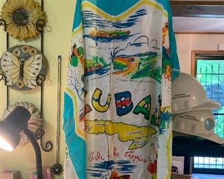 Vintage Souvenir Scarf from Cuba
