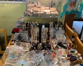 Kitchen table, jewelry and other fun stuff